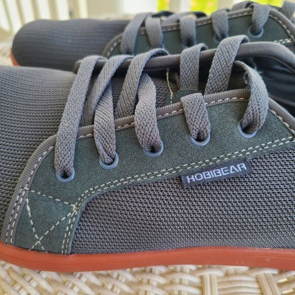 Hobibear Unisex Minimalist Barefoot Running Walking Shoes Gray Mens 10, Women 12 main image 5